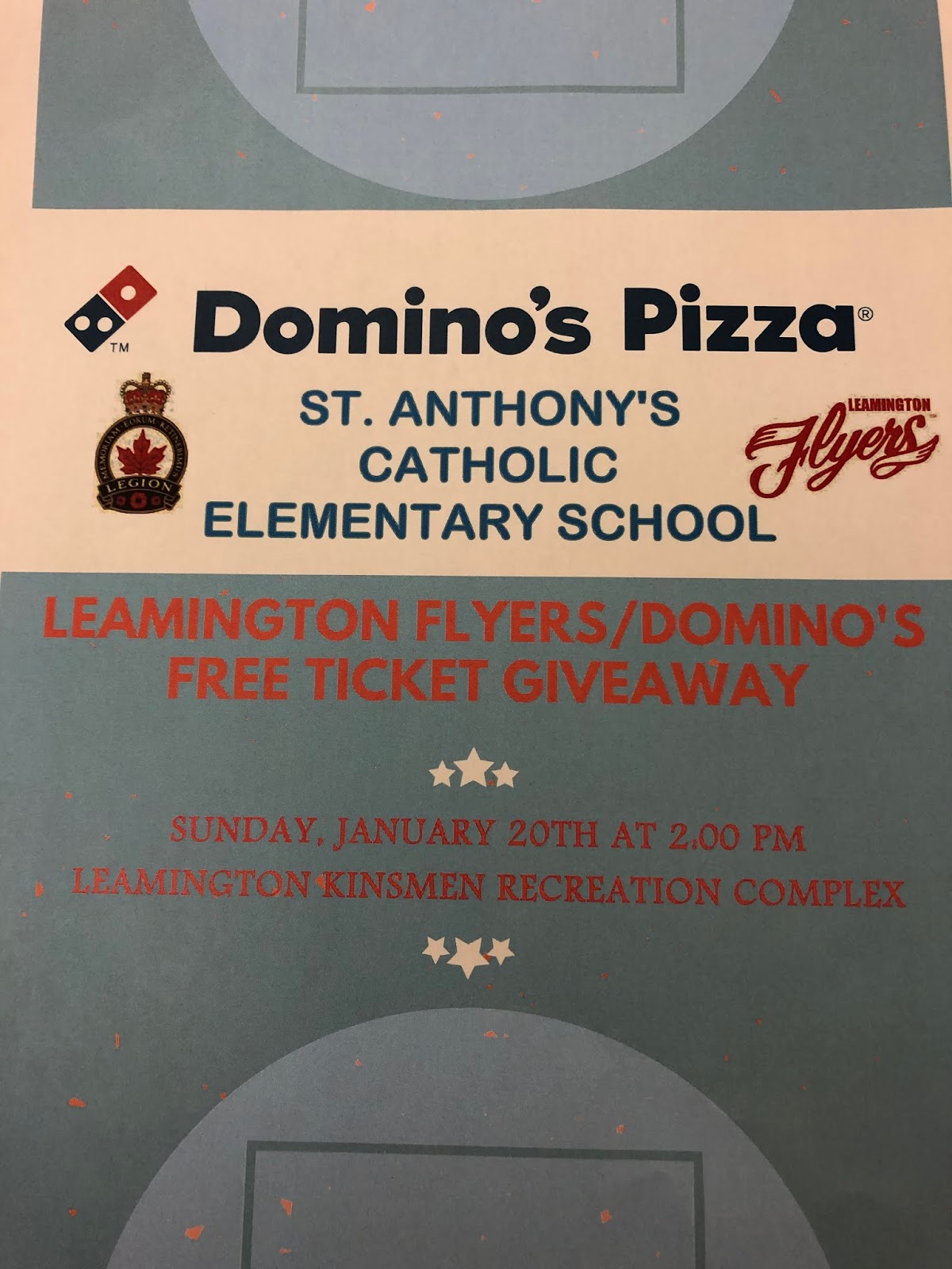 st anthony school news free tickets and slice of pizza leamington free flyers tickets