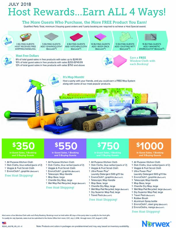 Rebecca Lange Norwex Independent Sales Consultant July 2018