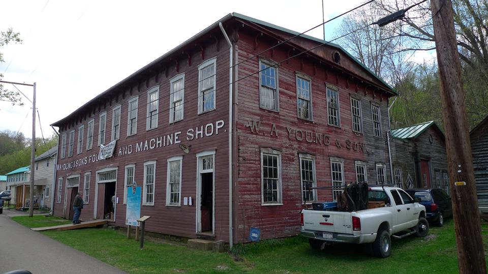 Towns and Nature Rices Landing, PA W. A. Young and Sons Foundry and