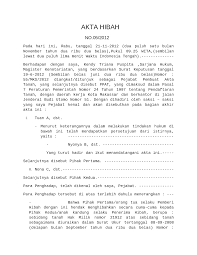 contoh surat hibah - wood scribd indo