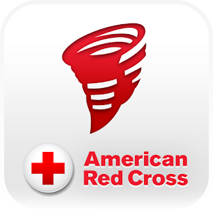 Logo for American Red Cross tornado app