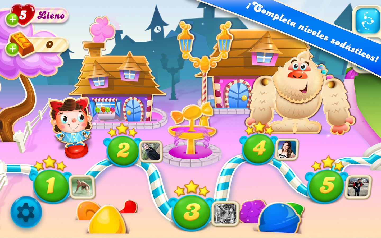 Candy Crush Soda Saga V1.0 Mod APK [Vidas Ilimitadas] Full para android