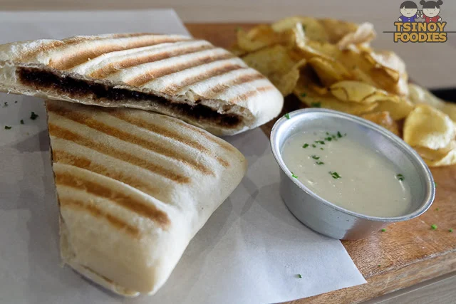 dark choco cheese panini