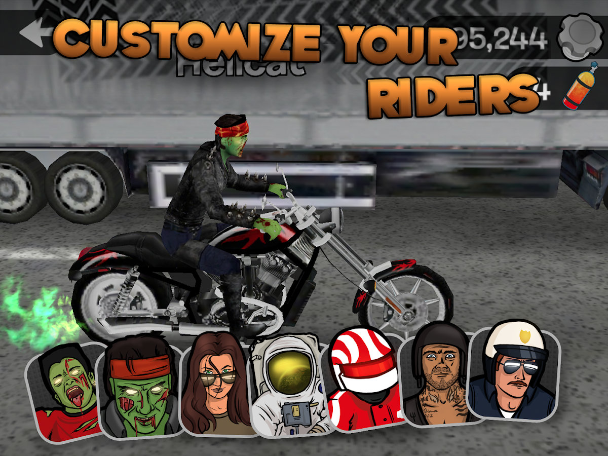 Highway Rider v1.6.1 Mod Unlimited Boosts APK Racing Games Free Download