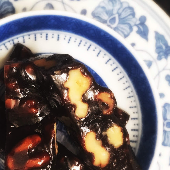 Chinese Date Walnut Candy 棗泥核桃糕 Chinese Recipes at