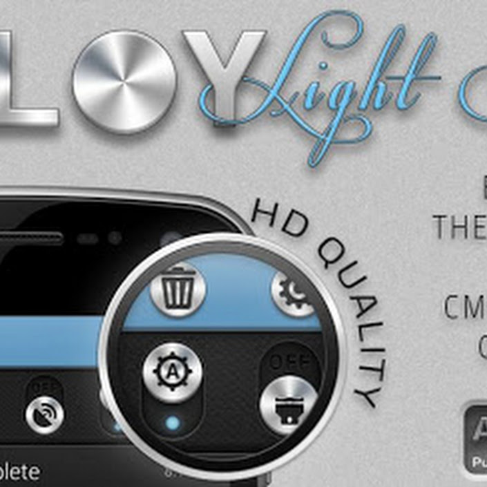 Alloy Light Blue Theme CM10.1 v1.4.2 apk