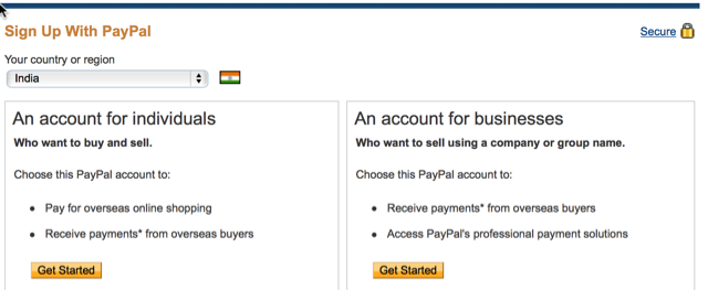 Create PayPal Account : eAskme
