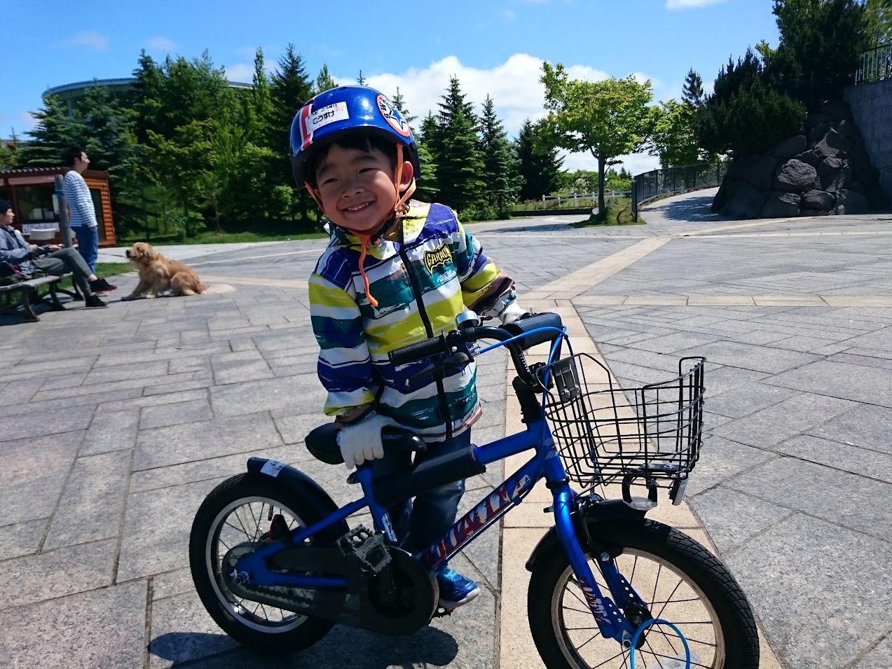 Imuzyのikuzy日記 川下公園にて自転車