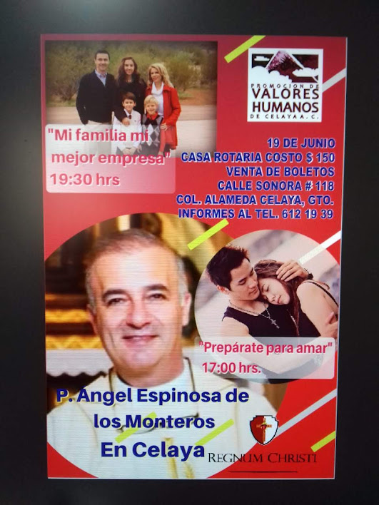 VIDEO: En Celaya, el Padre Ángel Espinoza de los Monteros, este 19 de junio  | Diócesis de Celaya