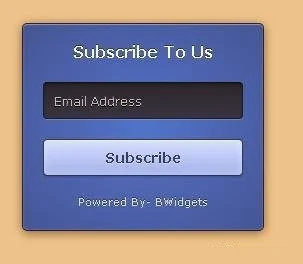 3D Email Subscription Box Widget For Blogger : eAskme