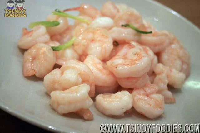 sauteed river shrimps