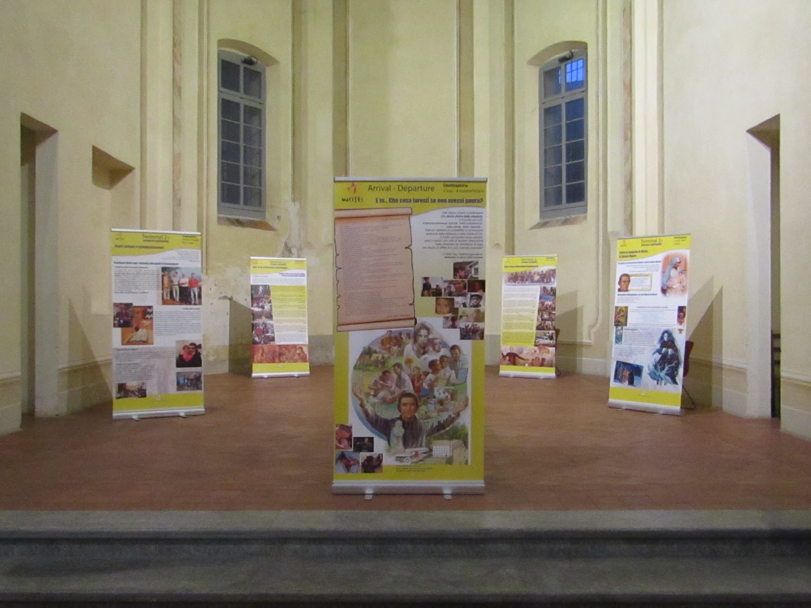 La prima installazione della mostra