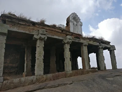 The temple on the summit of Hutridurga