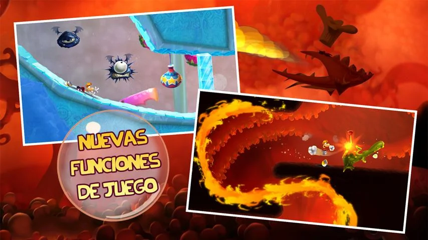 Rayman Fiesta Run V1.2.2 APK MOD [Desbloqueado y Dinero Ilimitado] Gratis para android