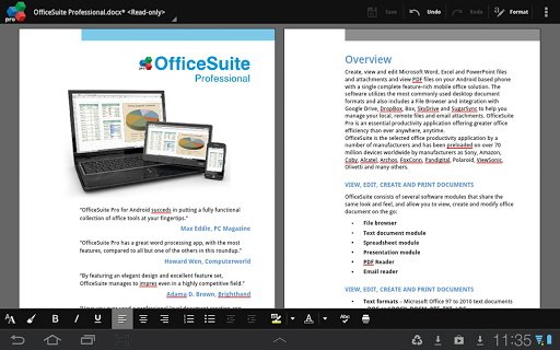 OfficeSuite Pro 7 (PDF & HD) v7.2.1311 Apk