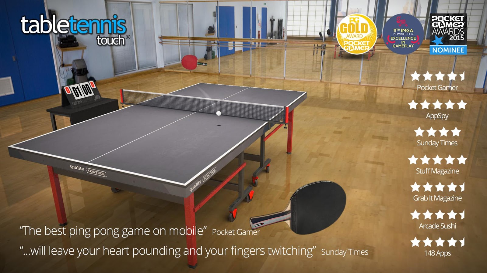 Free Download Table Tennis Touch, Gratis Android Game