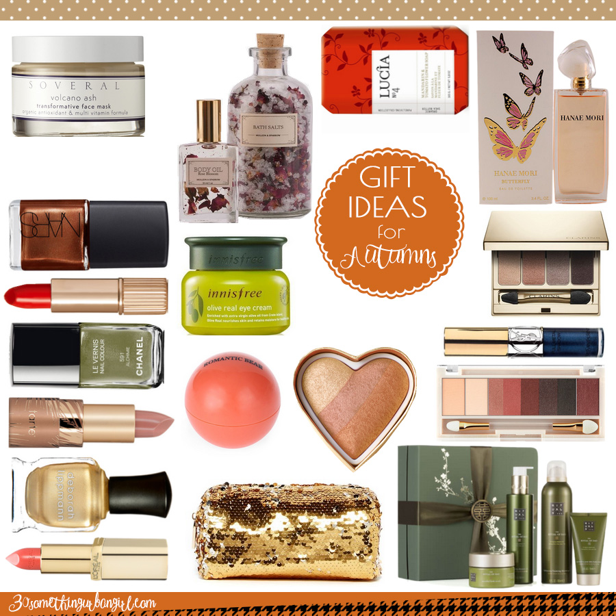 Beauty gift ideas for Autumn seasonal color women under 50USD