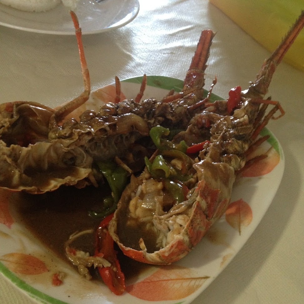 Chili lobsters at Old Palapala