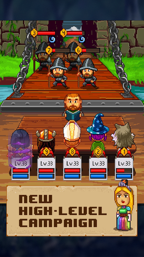 Free Download Knights of Pen & Paper 2, Gratis Android Game