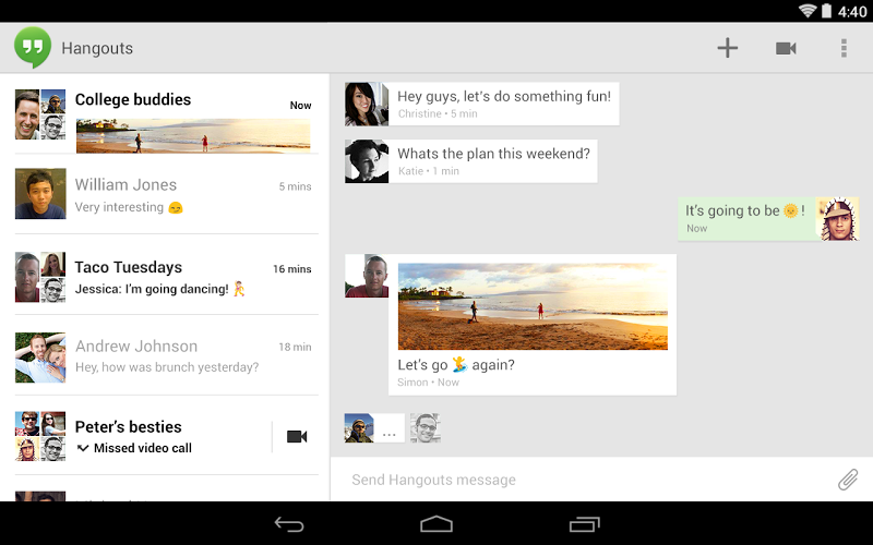 Hangouts replaces Talk APK 2.1.223 1205183-30