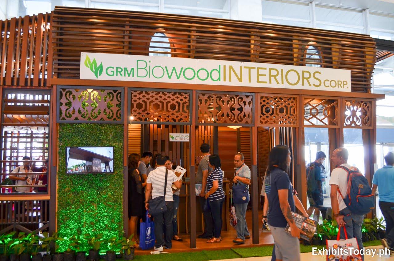 GRM Biowood Interiors Corp. trade show display