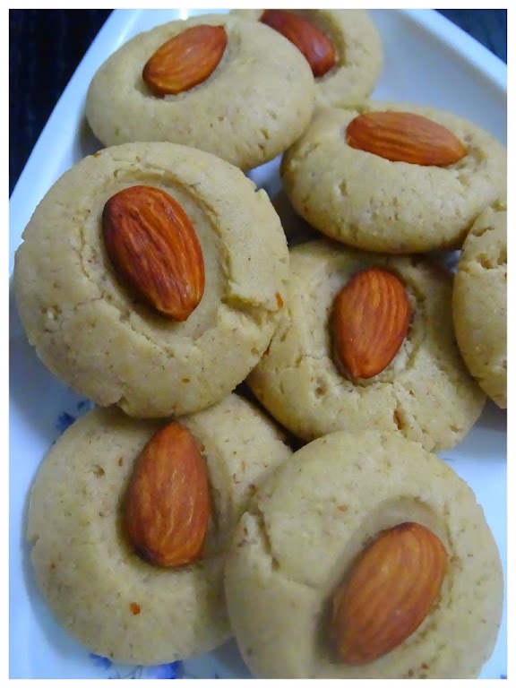 Whole Wheat Almond Cookies Recipes| Whole Wheat Almond Eggless Cookies|Whole Wheat-Almond Butter Cookies