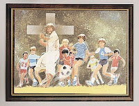 I keep missing the ball because of the holes in my feet.