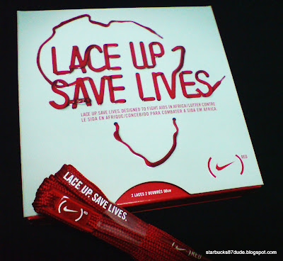 nike red lace up save lives