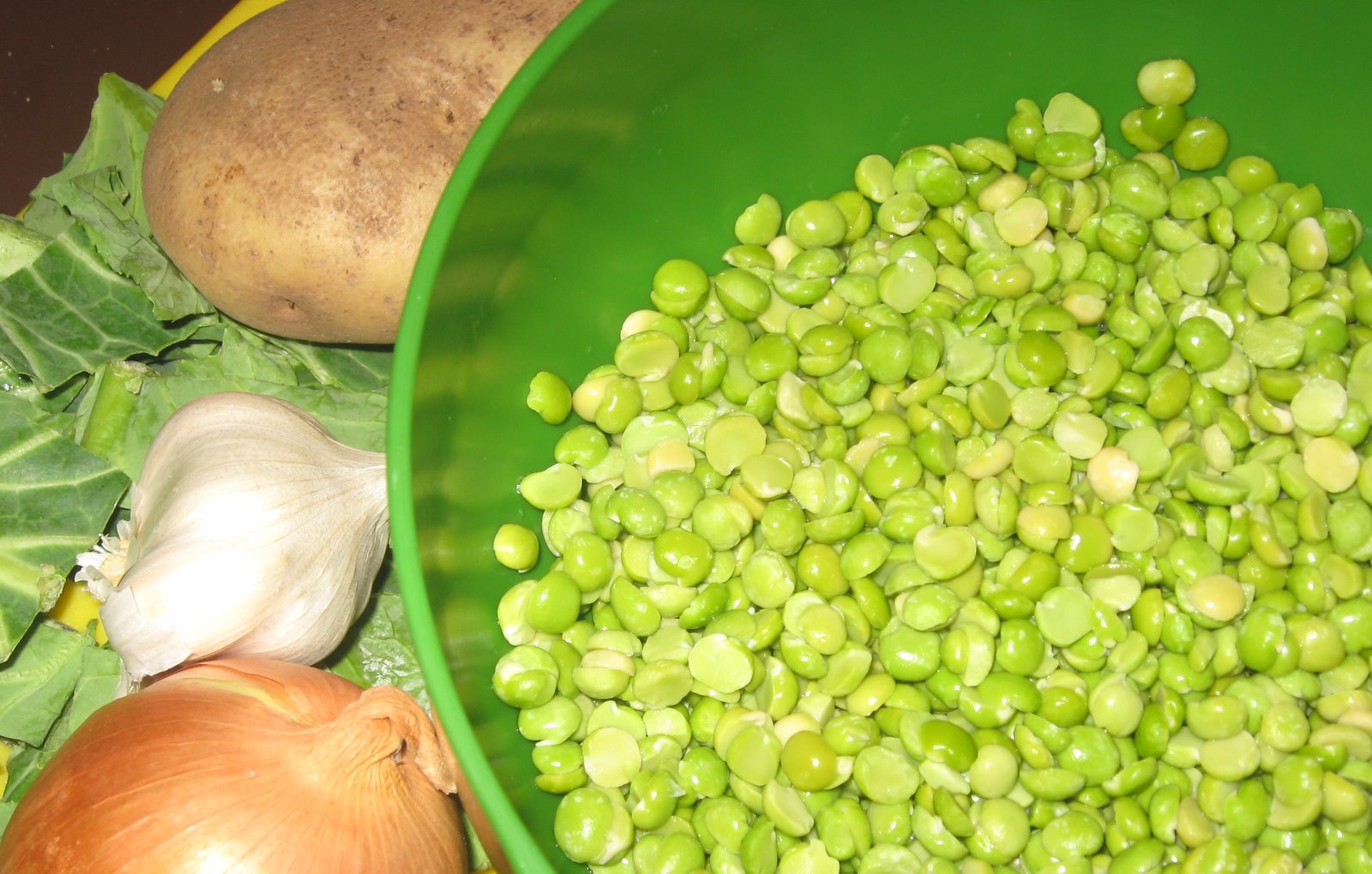 Lima Beans and Rice Splitpea Soup