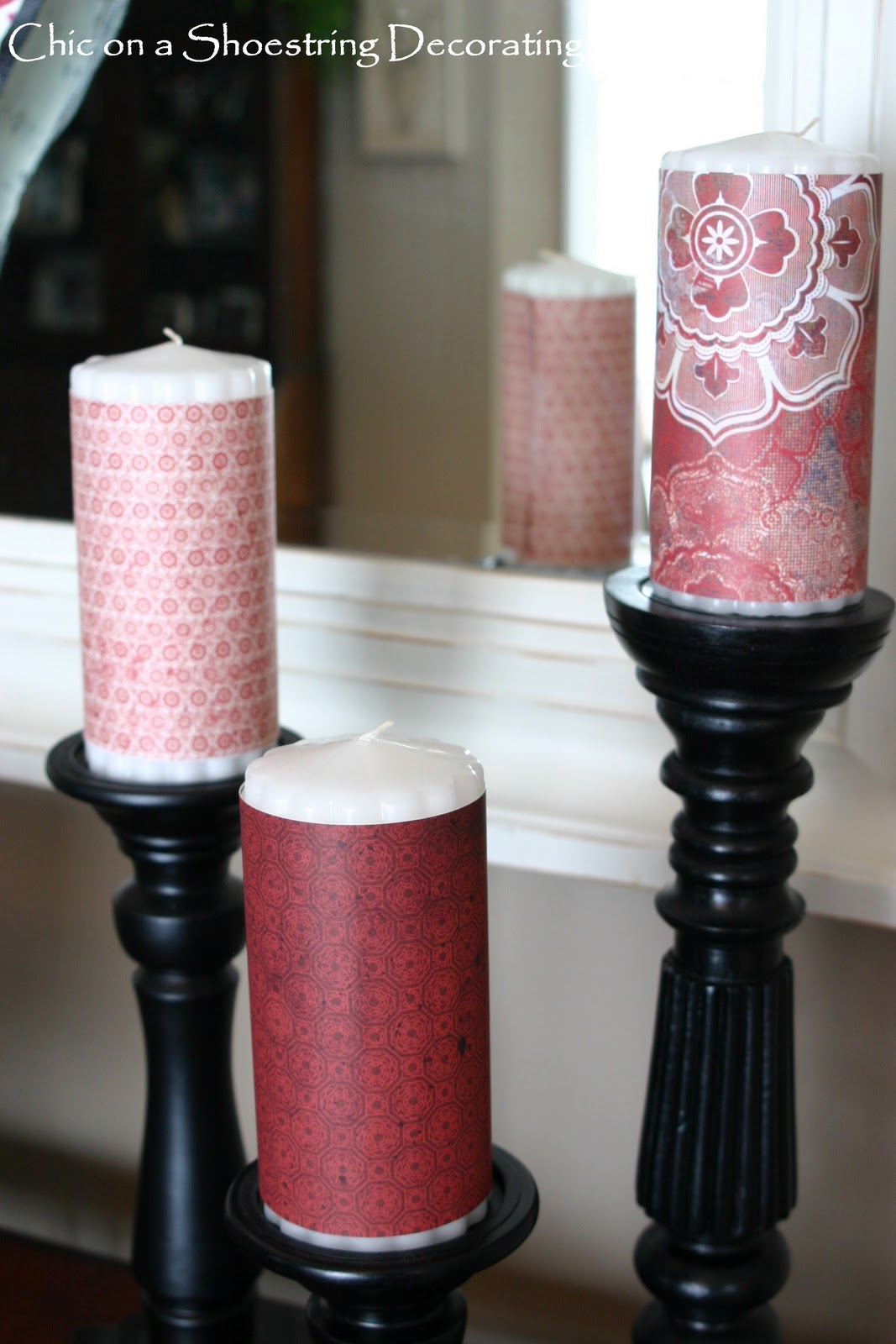 Chic on a Shoestring Decorating: Valentine's Day + Lots of Snow!