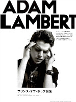 Adam Lambert Japanese Rolling Stone photo hands on temples