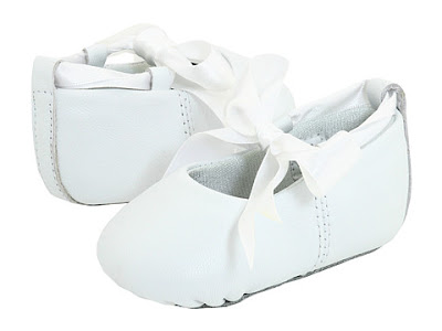 childrens white ballet pumps