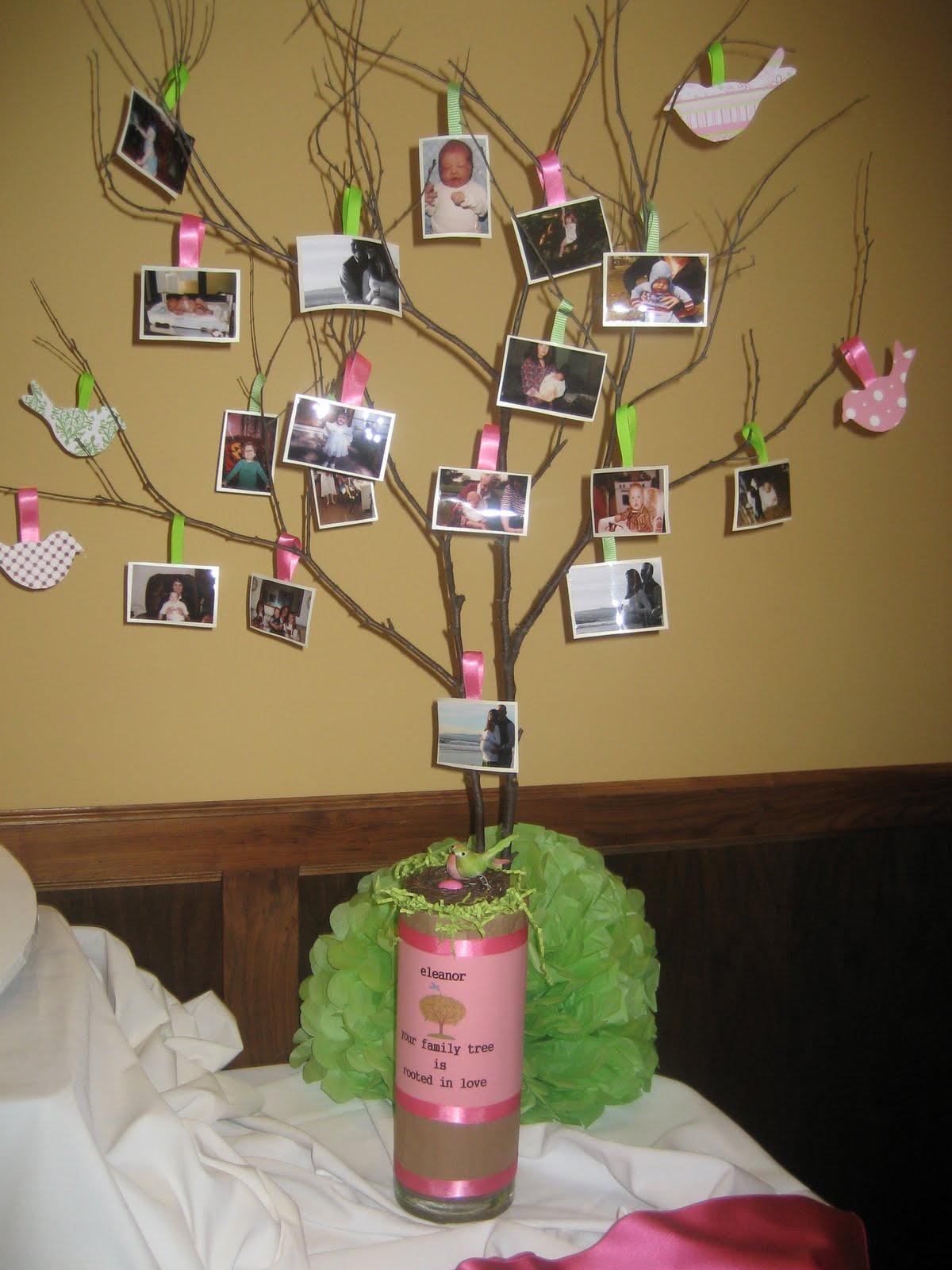 Shindigz By Liz Baby Shower, Bird theme for Baby Girl!