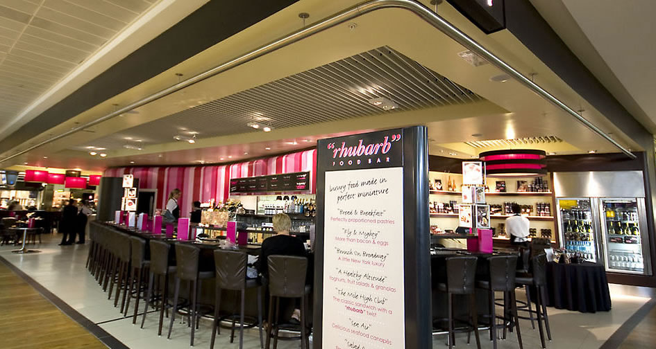 Life In Blue Jeans Restaurant Review Rhubarb, Terminal 3, London