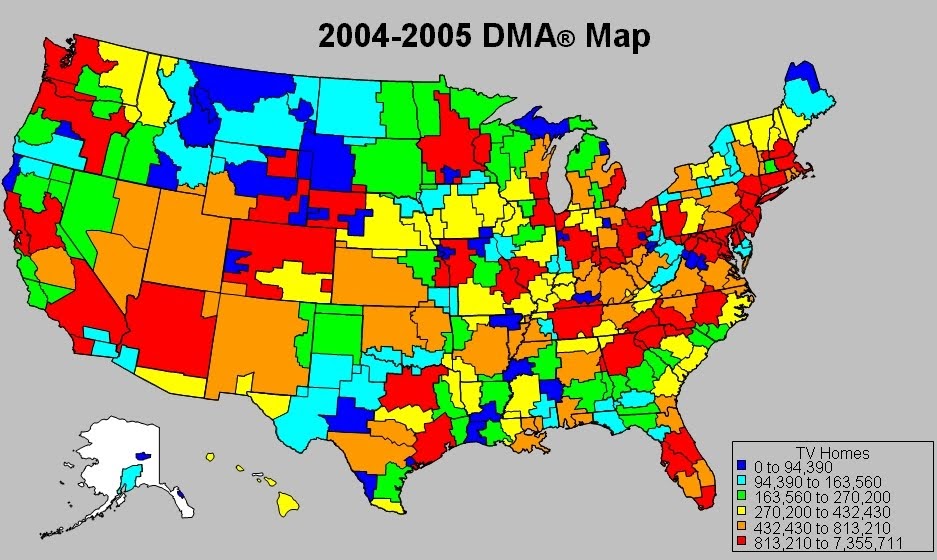Designated Market Area Map Rebecca Tushnet's 43(B)Log: Copyright In Maps: Graphic Elements Or  Compilation, Or Both?