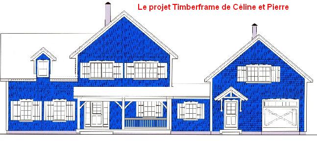 Le projet "Timber Frame" de Céline et Pierre - Timberframe project