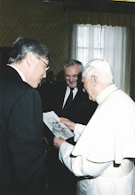 Presentation of my work to Pope Benedict XVI by An Taoiseach Bertie Ahern