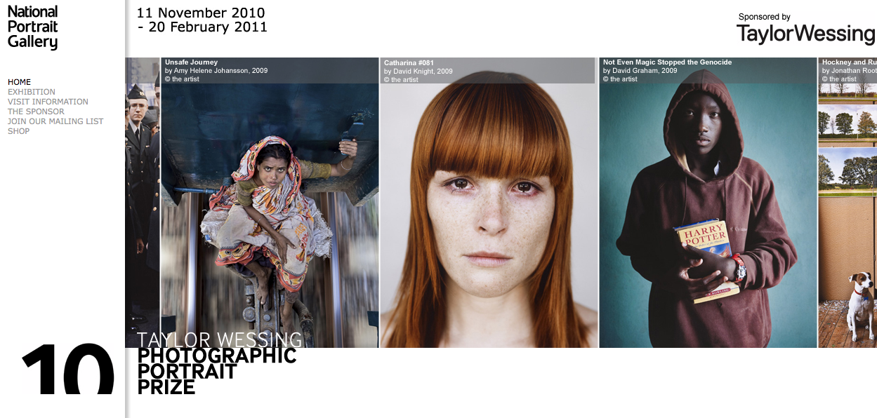 3 ecitcarP otohP: Tayler Wessing Photographic Portrait Prize 2010