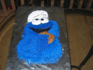 J's Cakes: Cookie Monster Cake