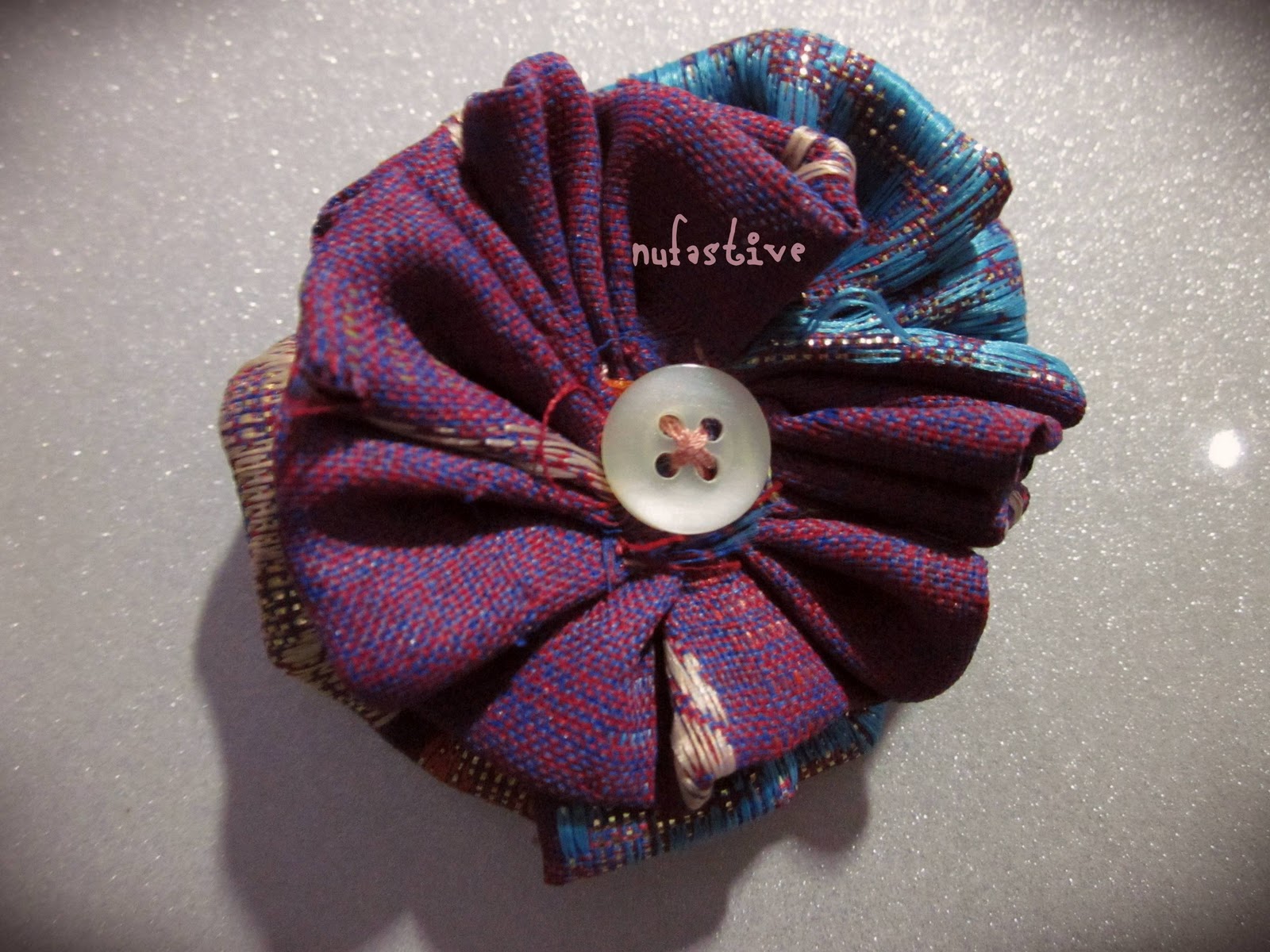 NUFASTIVE Super Easy Fabric Rose Corsage Tutorial