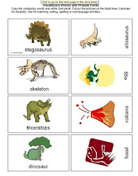 Dinosaur Vocabulary Words