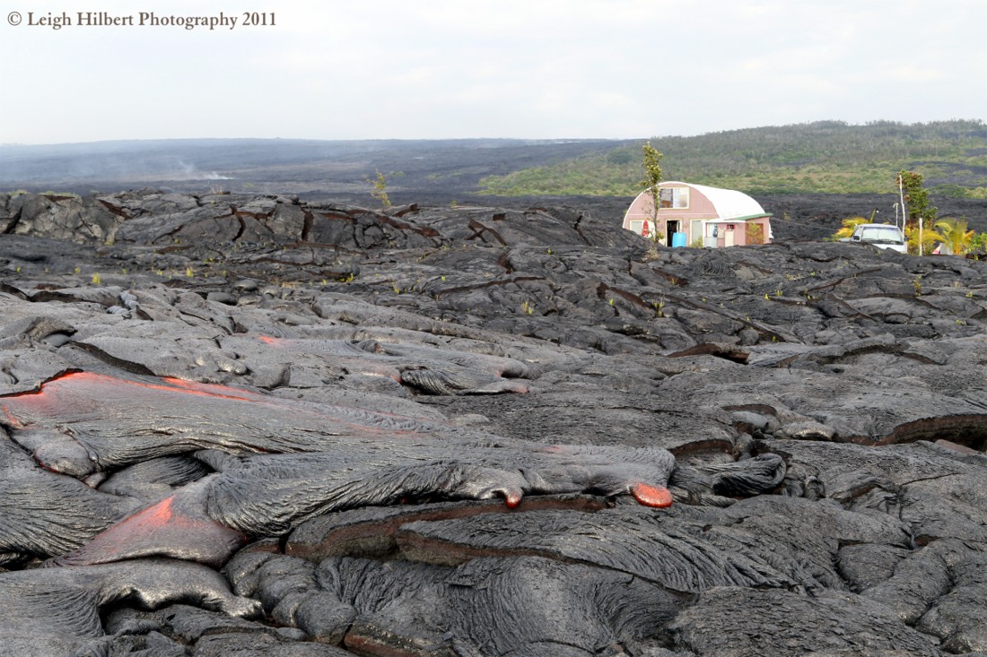 HAWAIIAN LAVA DAILY Third home in Kalapana Gardens area lost to lava