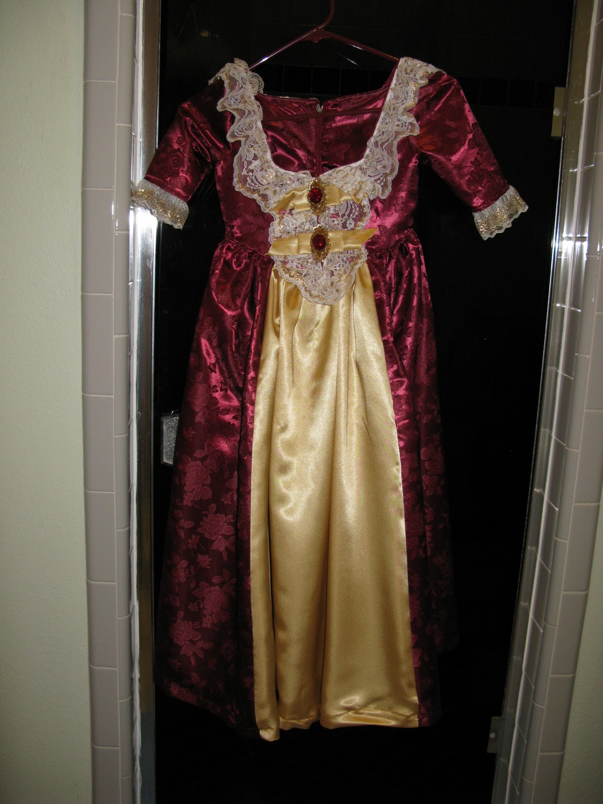 snowyegret: American Girl Gala gown for doll and girl