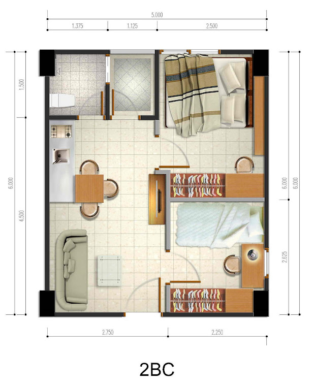 2 BedRoom Hook