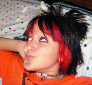 emo stuff girls hair styles