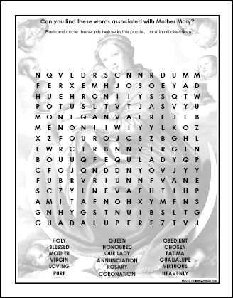 That Resource Site: May 24 - Have a little fun with our Mother Mary ...