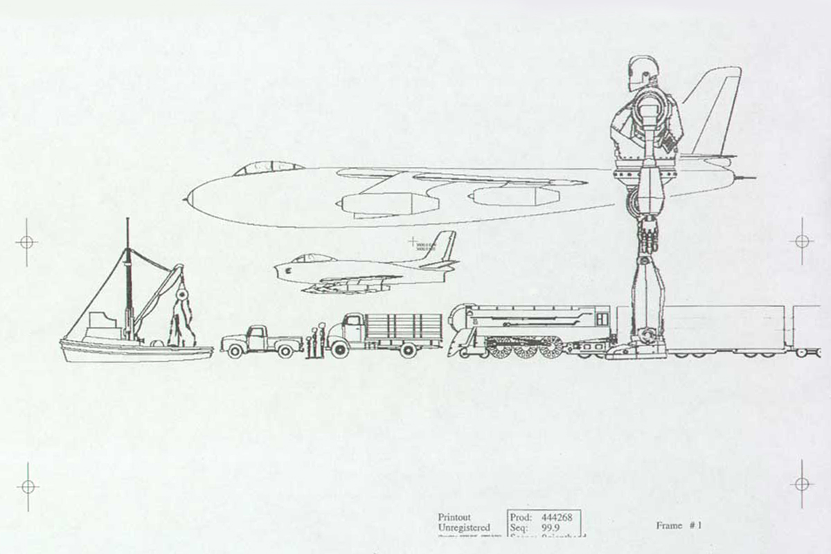 Living Lines Library The Iron Giant Character The Iron Giant