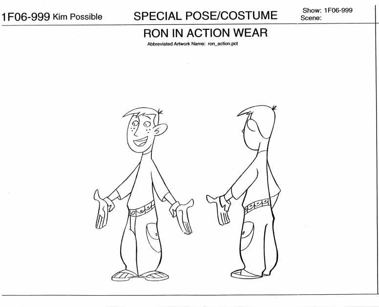 Kim Possible Character Sheet
