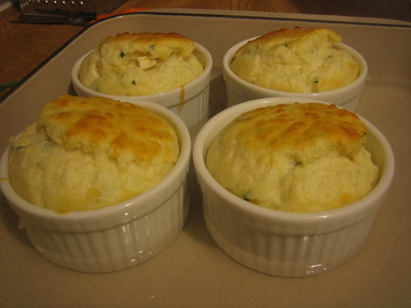 chefd'oeuvre Twice baked goats cheese souffles