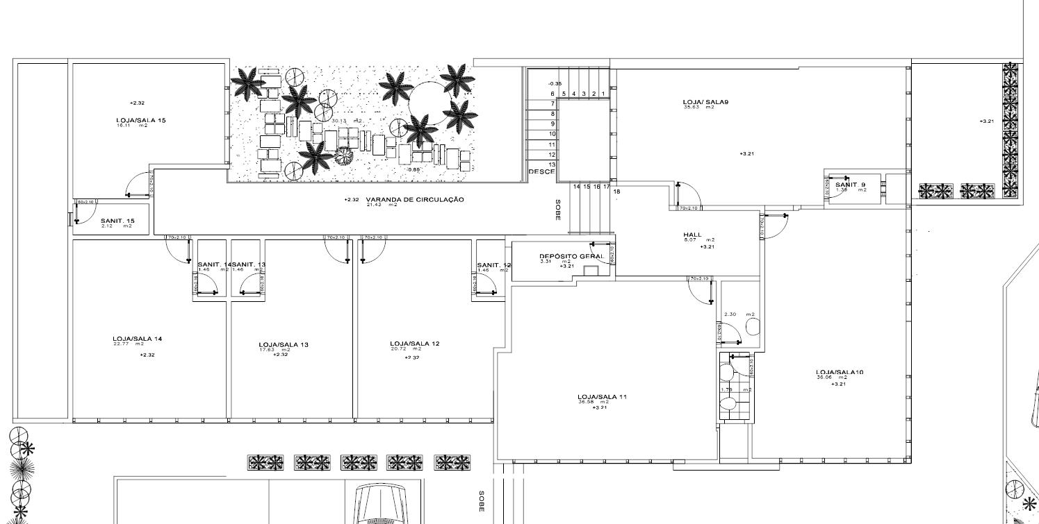 amazonas1068 Planta Baixa das Salas Primeiro Andar